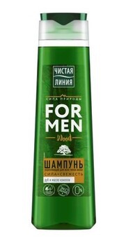 FOR MEN Шампунь укрепляющий сила и свежесть для всех типов волос Дуб и масло конопли